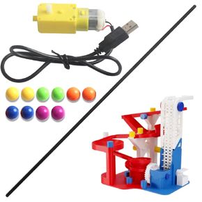 FYSETC 3D Printer Accessories - Bambulab DIY Components Kit: Not Include Printed Part Color Multiple Marbles with Motor for 3D Printing Material PLA Basic Creative Model Track-003