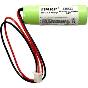 HQRP Emergency Exit Light Battery Compatible with Unitech AA900mAh, OSA268 OSI OSA-268, MINBO AA-1000, Lithonia EXR LED EL M6 KR-AA900MAH KRAA900MAH ELB CS01 Lithonia ELBCS01 CUSTOM-332 BST DAA900BT