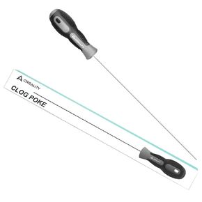 Creality Clog Poke, 3D Printer Nozzle Cleaning Kit for 1.75mm filament Nozzles Φ1.5mm Needle with Arrow Tip Clean More Thoroughly, 210mm Prolong&Hight Hardness Cleaning Hotend without Disassembly