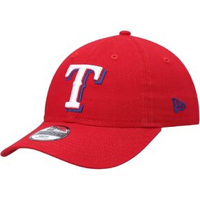 قبعة New Era MLB Core Classic 9TWENTY البديلة القابلة للتعديل مقاس واحد يناسب الجميع (تكساس رينجرز أحمر)