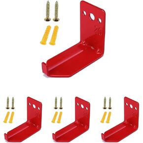 Fire Extinguisher Mount, Pack of 4 Universal Fire Extinguisher Bracket, Holder for 10lb to 20lb fire Extinguisher. Holder for Dry Chemical and Water Extinguishers