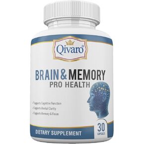 Brain & Memory Pro Health - Natural Support for Cognitive Function - Mind & Memory Supplement for Brain Health - Vegan and Non-GMO - Made in USA – 30 Capsules