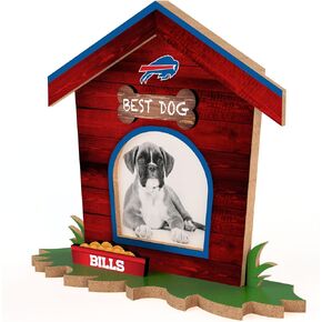 حامل صور على سطح الطاولة مزخرف ثلاثي الأبعاد من Fan Creations San Francisco 49ers Dog House NFL - احتفل بأفضل صديق وفريق - يحمل طباعة 3.5x3.75 - للمنزل والمكتب والنوم