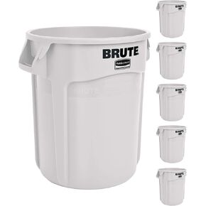 Rubbermaid Commercial Products Brute Heavy-Duty Round Recycling/Composting Bin, 20-Gallon, Recycle, Trash Can/Waste Container for Home/Garage/Bathroom/Outdoor/Driveway in Saudi Arabia