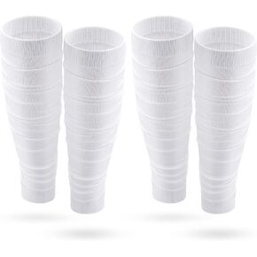 2 Pairs Football Leg Sleeve Men Scrunch Football Socks Calf Compression Sleeve for Soccer Running Adult Youth Women