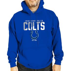 سويت شيرت بغطاء للرأس من الصوف من Team Fan Apparel للبالغين من الدوري الوطني لكرة القدم الأمريكية - بدون علامة للجنسين - بلوفر كرة قدم مرخص رسميًا