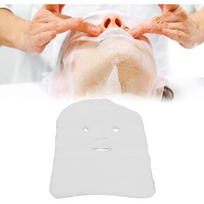 100 Pieces Sheet Masks Face, Face Masks Care Face Masks Set Disposable Gauze Face Mask Strong Water Absorption Disposable Face Mask Sheets with Brush for Home in Saudi Arabia