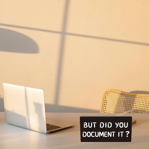 But Did You Document It Sign, Cute Office Decor for Women Men, Office Wall Decor, Cubicle Decor, Office Decorations for Work, Social Office Gift for Colleague Boss Women Men in Saudi Arabia