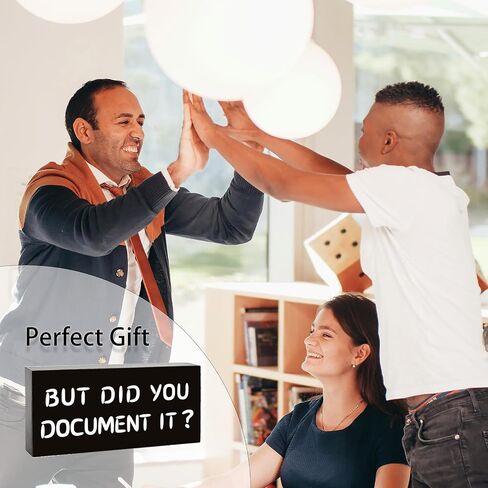But Did You Document It Sign, Cute Office Decor for Women Men, Office Wall Decor, Cubicle Decor, Office Decorations for Work, Social Office Gift for Colleague Boss Women Men in Saudi Arabia