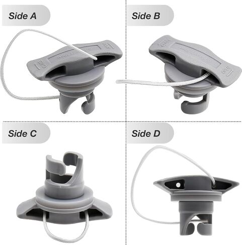 2Pcs Professional Valves Caps Wear-Resistant Valves Covers Replaceable Boat Air Plugs in Saudi Arabia