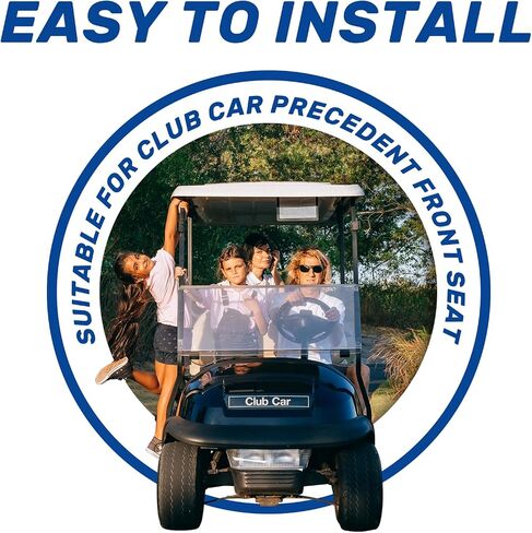 وسائد مقاعد بديلة أمامية لسيارة Club Car Precedent 2004-2011، طقم مكون من قطعتين يحتوي على مسند الظهر والمقعد السفلي، بيج in Saudi Arabia