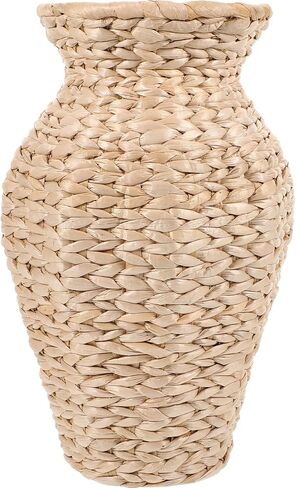 Alipis Rattan Vase Country Style Woven Plant Basket Rustic Flower Vase Hand Woven Dried Flower Vase for Home Decoration in Saudi Arabia