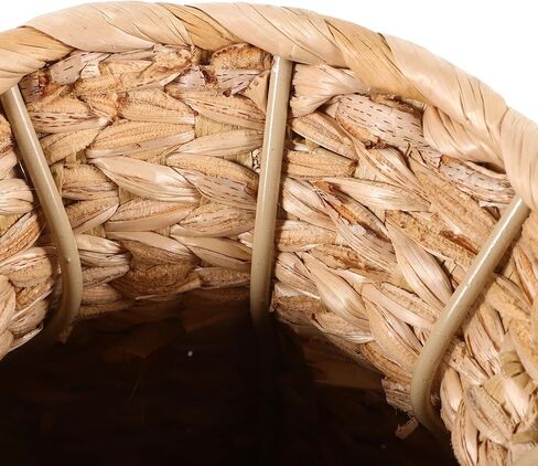 Alipis Rattan Vase Country Style Woven Plant Basket Rustic Flower Vase Hand Woven Dried Flower Vase for Home Decoration in Saudi Arabia