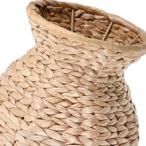 Alipis Rattan Vase Country Style Woven Plant Basket Rustic Flower Vase Hand Woven Dried Flower Vase for Home Decoration in Saudi Arabia