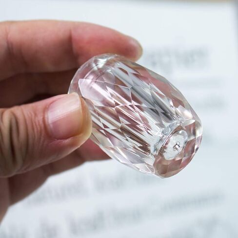 Set 2 Mini Crystal Salt & Pepper Shakers Set,Modern Art Glass Kitchenware Ornaments,Essential Dining Table Refillable Tool Creative Housewarming Gift in Kuwait