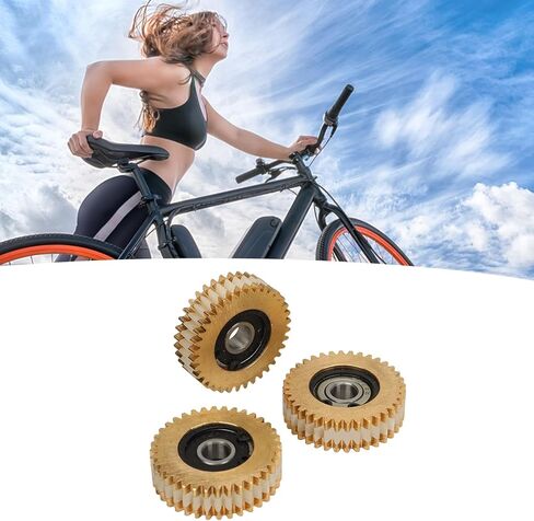 Bicycle Motor Gear Set, 38mm Electric Bike 36T Motor Gears 3Pcs Easy to Install Light Weight 36T for Electric Bike, Pocket Bike Sprocket Gear Motor Bicycle Chain Wheel Freewheel Gear Motor in Kuwait