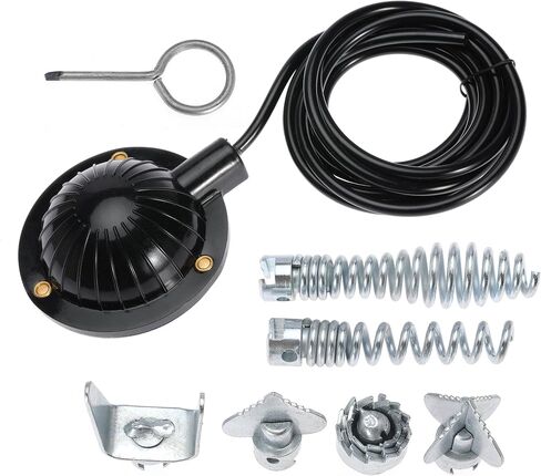 طقم تبديل دواسة القدم الهوائية لآلات تنظيف الصرف التي تعمل بالهواء المتقشف لـ Ridgid K-400 K-380 K-3800 K750 K-7500 لثعبان البحر الكهربائي للعامة لطروادة مع خرطوم طويل 8 بوصات in Kuwait