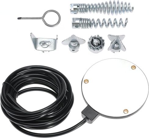 طقم تبديل دواسة القدم الهوائية لآلات تنظيف الصرف التي تعمل بالهواء المتقشف لـ Ridgid K-400 K-380 K-3800 K750 K-7500 لثعبان البحر الكهربائي للعامة لطروادة مع خرطوم طويل 8 بوصات in Kuwait