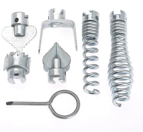 طقم تبديل دواسة القدم الهوائية لآلات تنظيف الصرف التي تعمل بالهواء المتقشف لـ Ridgid K-400 K-380 K-3800 K750 K-7500 لثعبان البحر الكهربائي للعامة لطروادة مع خرطوم طويل 8 بوصات in Kuwait