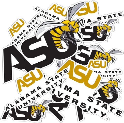 Desert Cactus Alabama State University Stickers Hornets ASU Vinyl Decals Laptop Water Bottle Car Scrapbook T1 (Type 1-1) in Saudi Arabia