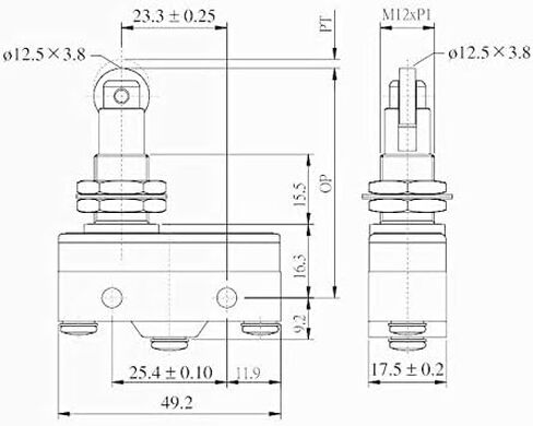 Micro Switch Limit Switch 15A 250V for Moujen MJ2-1308 in Saudi Arabia