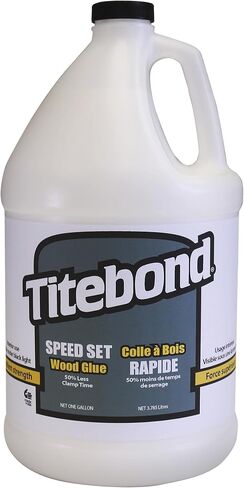 Titebond Speed Set Wood Glue, Fast Set Time, 15-Minute Clamp, Superior Strength, Increase Productivity, Visible Under Blacklight, 8 oz. 4363 in Saudi Arabia