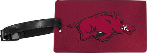 Arkansas Razorbacks Luggage Tag 2-Pack Officially Licensed Collegiate Product in Saudi Arabia