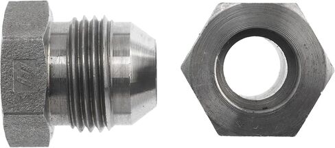 0403-08-08-SS Stainless Steel Straight Adapter, 3/4"-16 Thread, 0.940" Length, 1/2" Bore x 1/2" Male JIC in Saudi Arabia