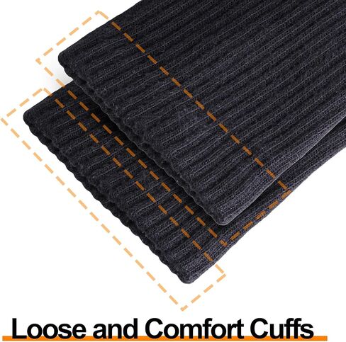 Men's Moisture Wicking Cotton Gym Training Athletic Cushioned Crew Socks for Men 6-9/9-11/10-13, 5 Pairs in Saudi Arabia