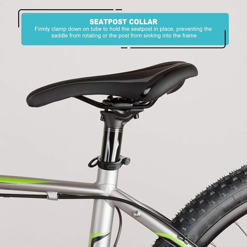 Seatpost Clamp, Quick Release Seatpost Clamp, 31.8mm Seatpost Clamp Adopts Aluminum Alloy Applies to 27.2/28.6mm Seat Post in Saudi Arabia