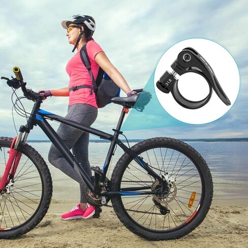 Seatpost Clamp, Quick Release Seatpost Clamp, 31.8mm Seatpost Clamp Adopts Aluminum Alloy Applies to 27.2/28.6mm Seat Post in Saudi Arabia