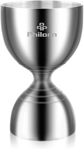 Philorn Bell Jigger for Bartending, Cocktail Jigger 2 OZ 1 OZ with Measurements Inside, Premium 304 Stainless Steel Shot Measure Double Jigger Bar Liquor Measuring Jigger in Saudi Arabia