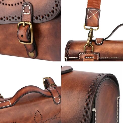 حقائب الدراجة الجلدية من TOURBON للرف الخلفي للدراجات، وحقيبة مقود الدراجة أسفل المقعد مع حزام الكتف in Kuwait