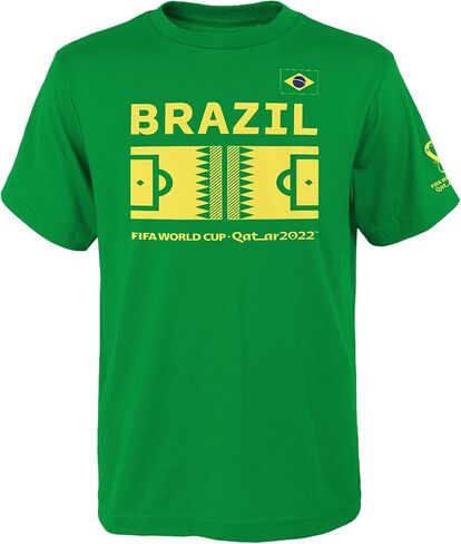 Outerstuff Men's FIFA World Cup Local Pitch Short Sleeve Tee in Saudi Arabia