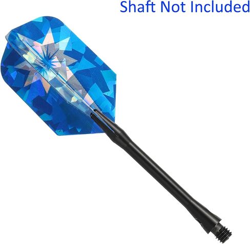6 Pack Slim Dart Flights - PET Dart Accessories, Apply to Darts Game/Party/Entertainment (Blue) in Saudi Arabia