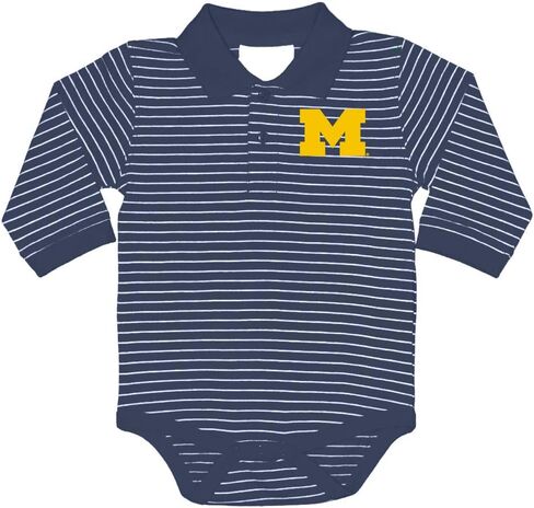 NCAA South Florida Bulls Infant Boys Long Sleeve Stripe Golf Creeper in Saudi Arabia