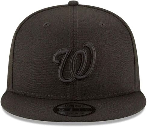 New Era Washington Nationals MLB Basic Black Black 9Fifty Snapback in Saudi Arabia