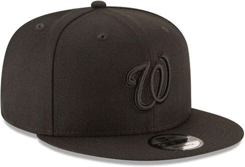 New Era Washington Nationals MLB Basic Black Black 9Fifty Snapback in Saudi Arabia