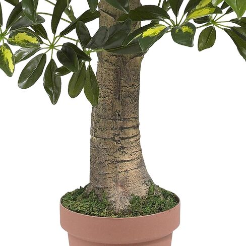 Nearly Natural 4ft. Schefflera (Real Touch) Silk Tree, Green in Saudi Arabia
