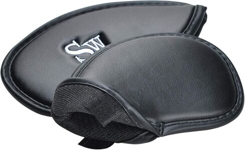 أغطية رأس حديدية لنادي الجولف، مجموعة أغطية رأس جولف Songway 12 قطعة، مجموعة أغطية رأس حديدية من الجلد الصناعي السميك تناسب جميع العلامات التجارية Titleist، Callaway، Ping in Kuwait