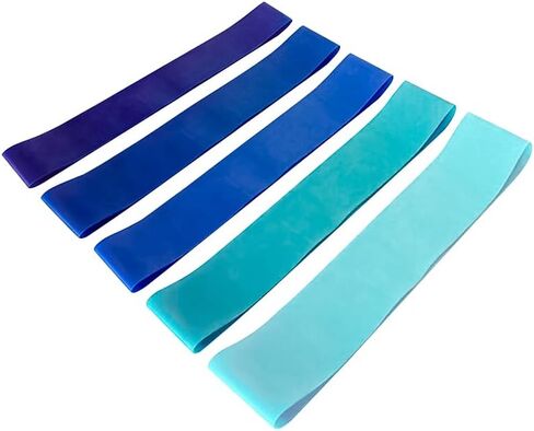 Davidamy's gift Resistance Bands Exercise Loop Bands for Women Mens, Pack of 5 Different Resistance Levels for Home Gym Exercise Workout –Fitness Equipment for Booty Legs, Training, Yoga in Saudi Arabia