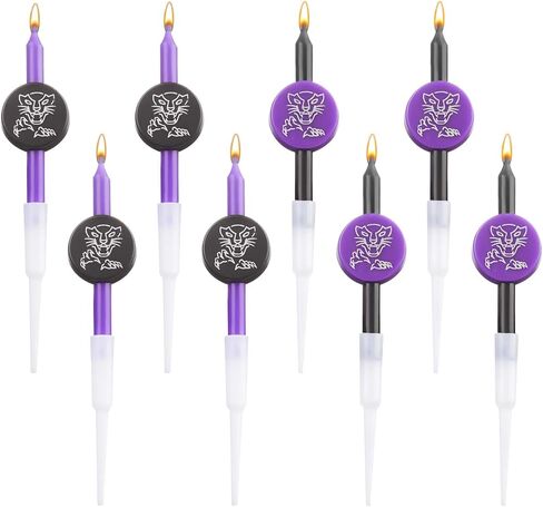8pcs Bat Joker Birthday Cake Candles, Birthday Cake Topper Hero Themed Birthday Cake Decorations for Man Birthday Party Halloween Party Cake Favors Decors in Saudi Arabia