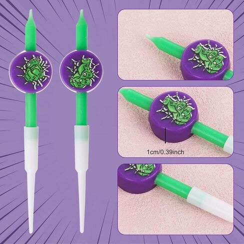 8pcs Bat Joker Birthday Cake Candles, Birthday Cake Topper Hero Themed Birthday Cake Decorations for Man Birthday Party Halloween Party Cake Favors Decors in Saudi Arabia