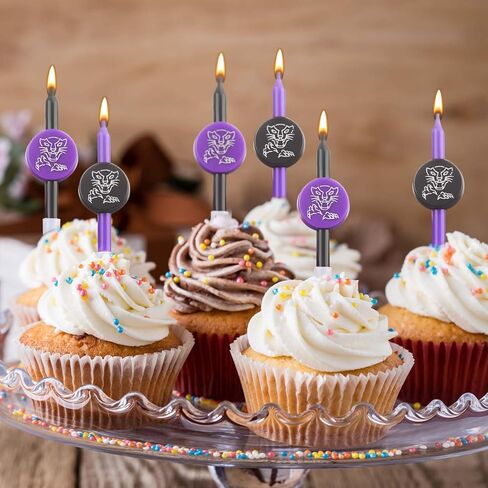 8pcs Bat Joker Birthday Cake Candles, Birthday Cake Topper Hero Themed Birthday Cake Decorations for Man Birthday Party Halloween Party Cake Favors Decors in Saudi Arabia