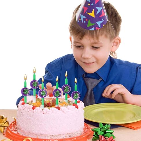 8pcs Bat Joker Birthday Cake Candles, Birthday Cake Topper Hero Themed Birthday Cake Decorations for Man Birthday Party Halloween Party Cake Favors Decors in Saudi Arabia