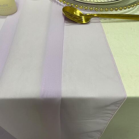 مفارش طاولة من الشيفون، مفارش طاولة زفاف شفافة ورومانسية، زينة لحفلات الزفاف (أحمر، 10 أقدام) in Kuwait