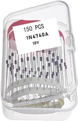 1N4740A, 1N4740a, 10V 1N4740A, 10V 1N4740a, 1N4740A 10V, 1N4740A Diode, Axial Diodes 1 Watt 10 Volt 10V (150 Pcs) in Saudi Arabia