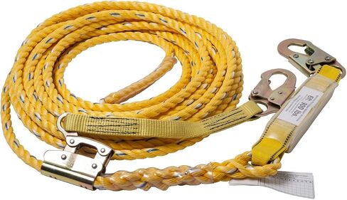 GUARDIAN 10600 Standing Seam Roof Clamp & Bucket of Safe-Tie - 5 Gallon Bucket, 50 ft. Vertical Lifeline Assembly, 5 Temper Reusable Anchor, Safety Harness Kit in Kuwait