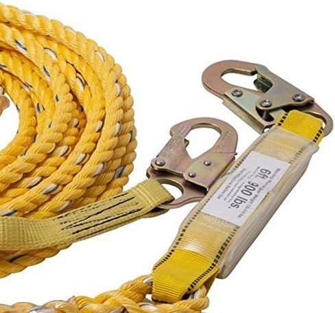 GUARDIAN 10600 Standing Seam Roof Clamp & Bucket of Safe-Tie - 5 Gallon Bucket, 50 ft. Vertical Lifeline Assembly, 5 Temper Reusable Anchor, Safety Harness Kit in Kuwait