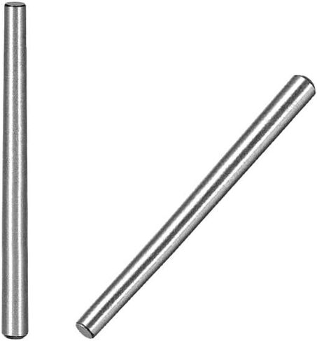 uxcell 45# Carbon Steel GB117 50mm Length 4mm Small End Diameter 1:50 Taper Pin 10Pcs in Saudi Arabia